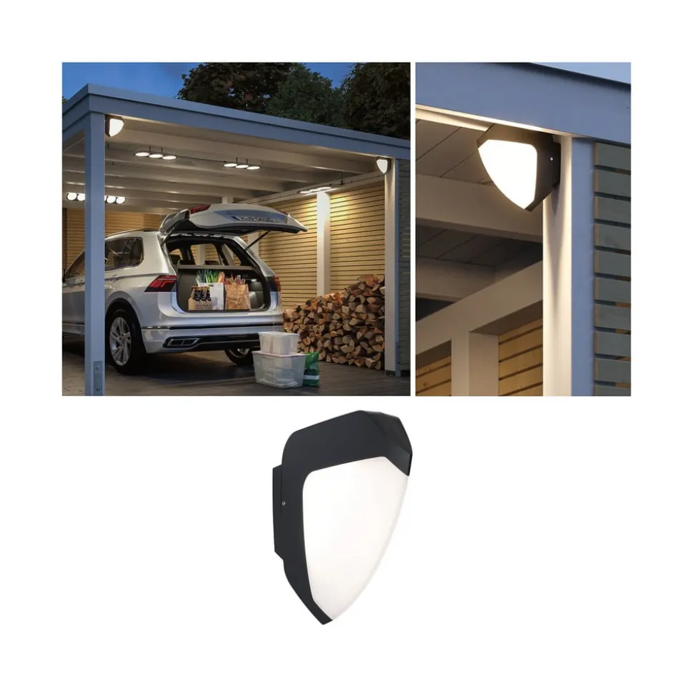Paulmann Ikosea udendørs LED-væglampe sensor 3000K