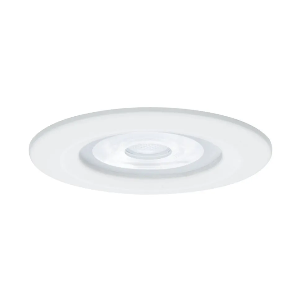 Paulmann indbygningslampe Nova, hvid Ø 8 cm GU10-LED IP44 3-pak