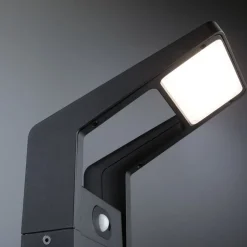 Paulmann Juntea LED stibelysning, aluminium, antracit, sensor