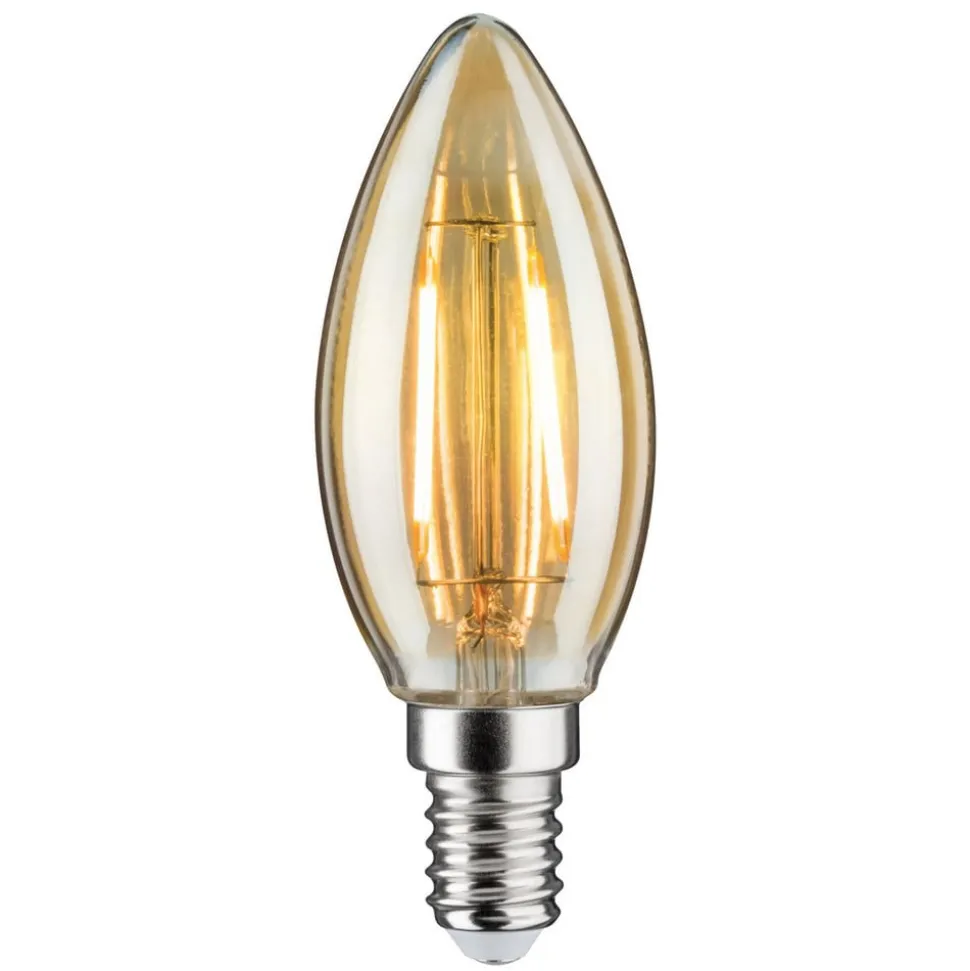 Paulmann kertepære E14 2W 1.900K guld DC 24V