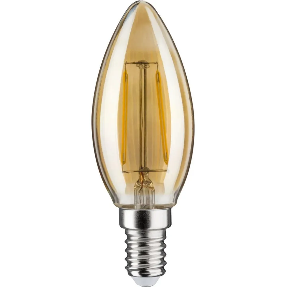 Paulmann kertepære E14 2W 1.900K guld DC 24V