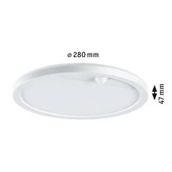 Paulmann Lamina LED-væglampe CCT sensor rund, hvid