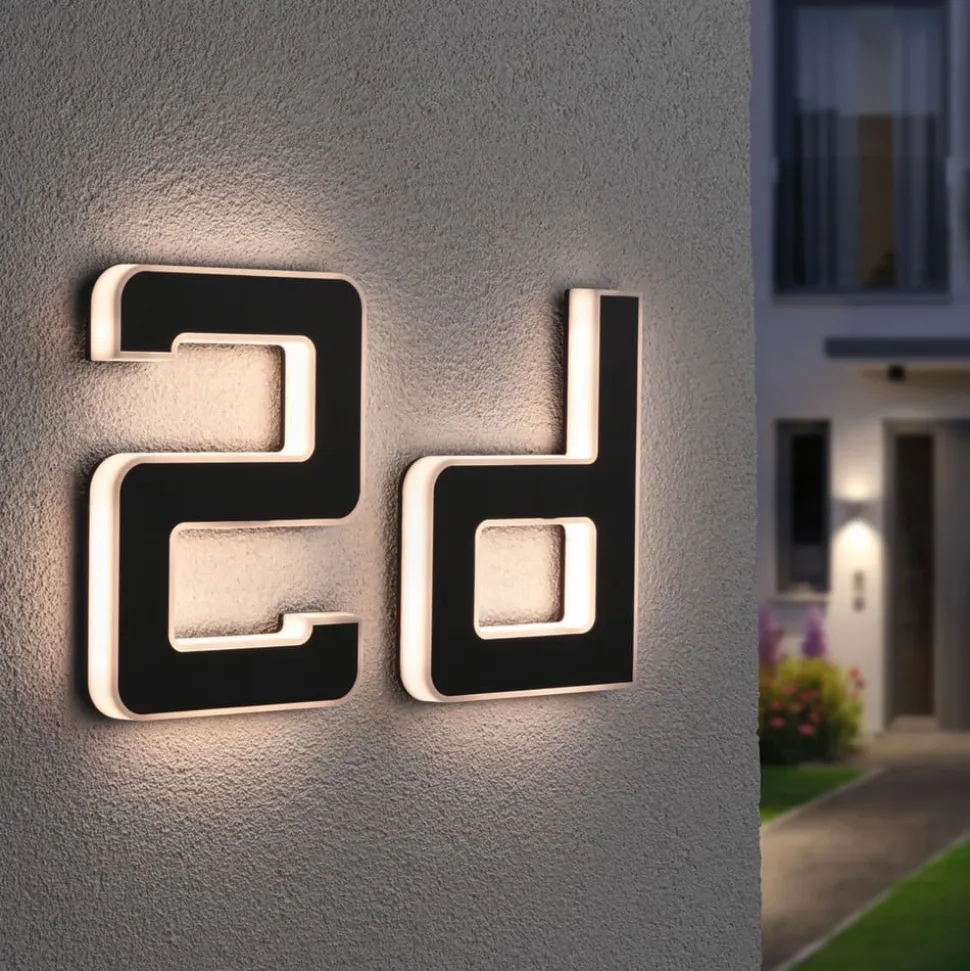Paulmann LED solcellebogstav d
