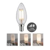 Paulmann LED stearinlys E14 5W glødetråd dæmpbar