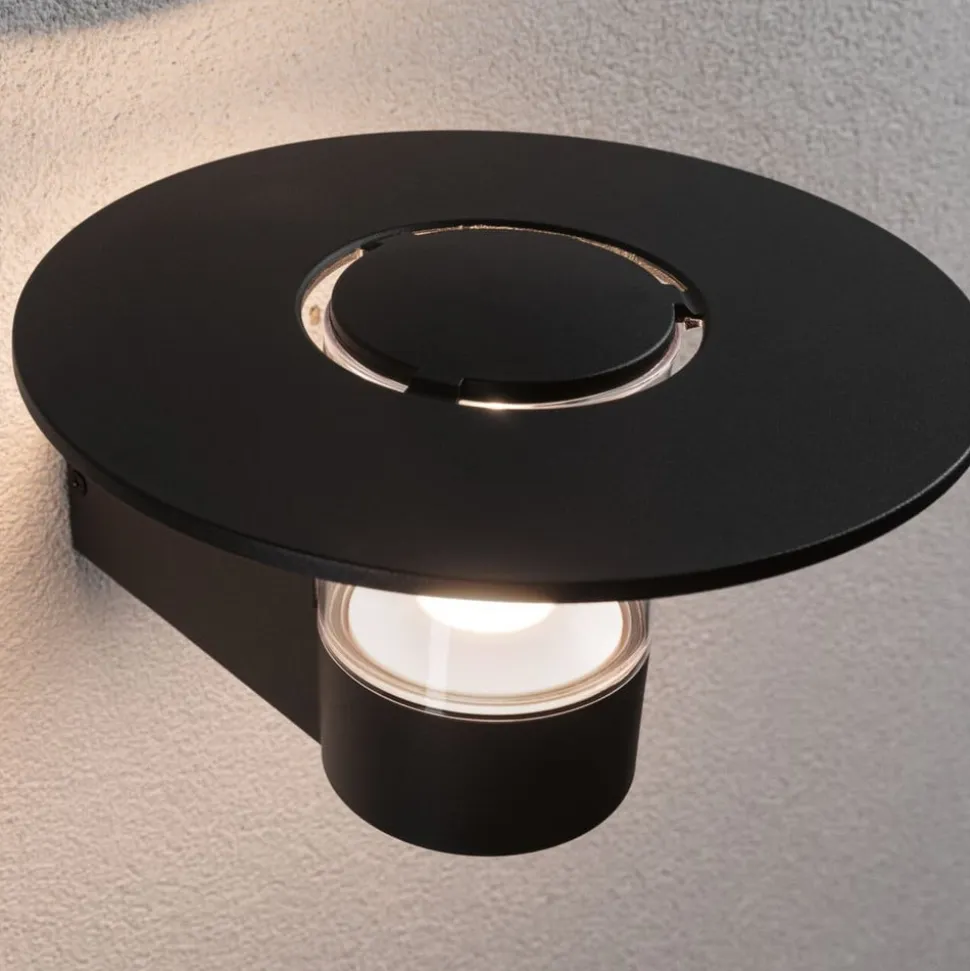Paulmann LED udendørs væglampe Sienna, aluminium, sensor