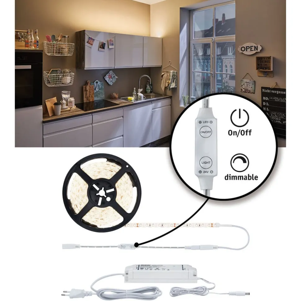 Paulmann LED-dekorationslampe SimpLED 5 m, 3.000 K