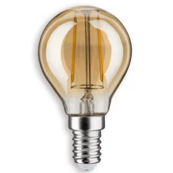 Paulmann LED-dråbepære E14 2,6 W 825, guld