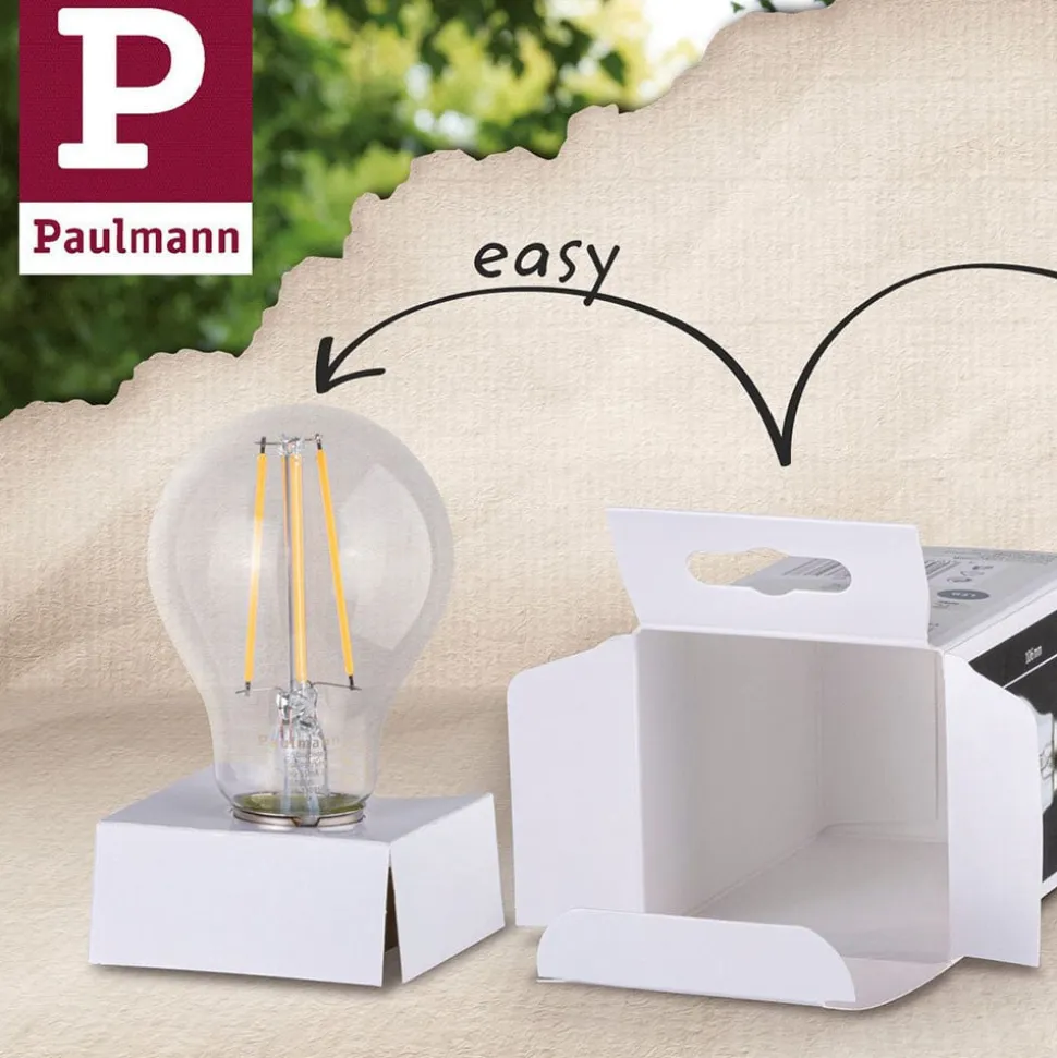 Paulmann LED-dråbepære E14 5W, dim to warm