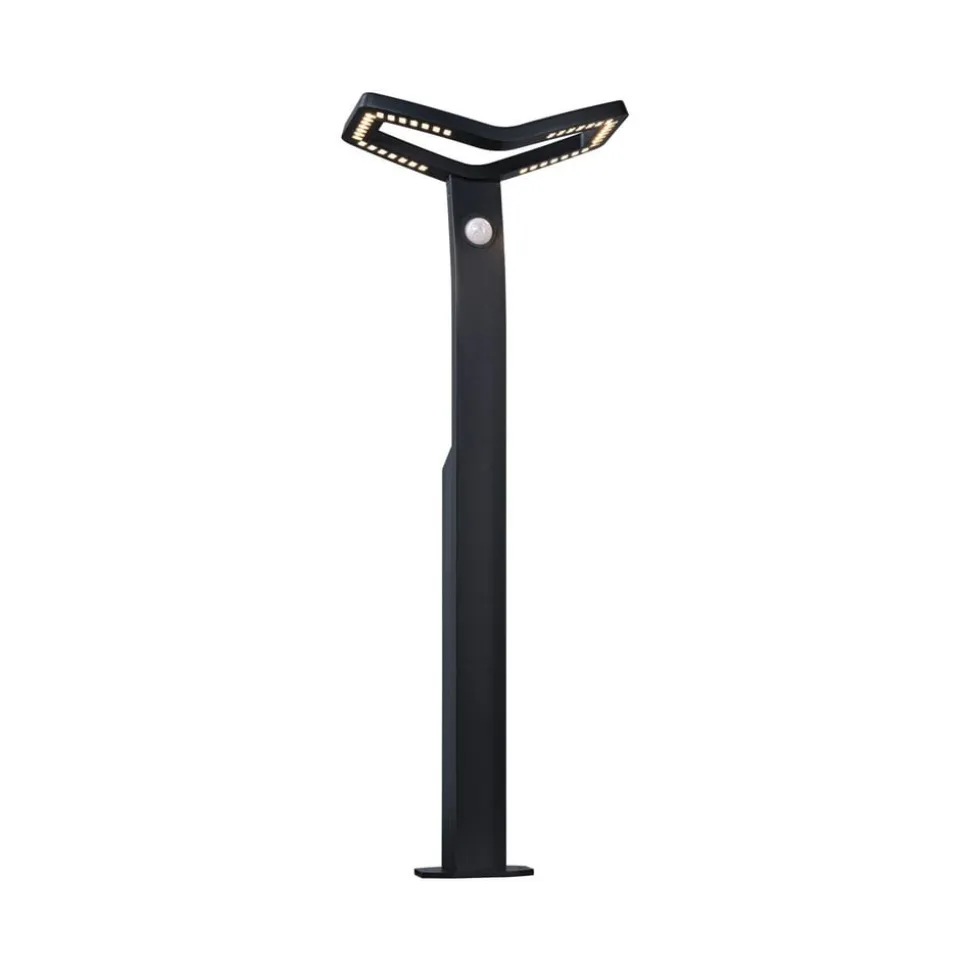 Paulmann LED-gadelampe Alara, antracit, 67 cm IP44