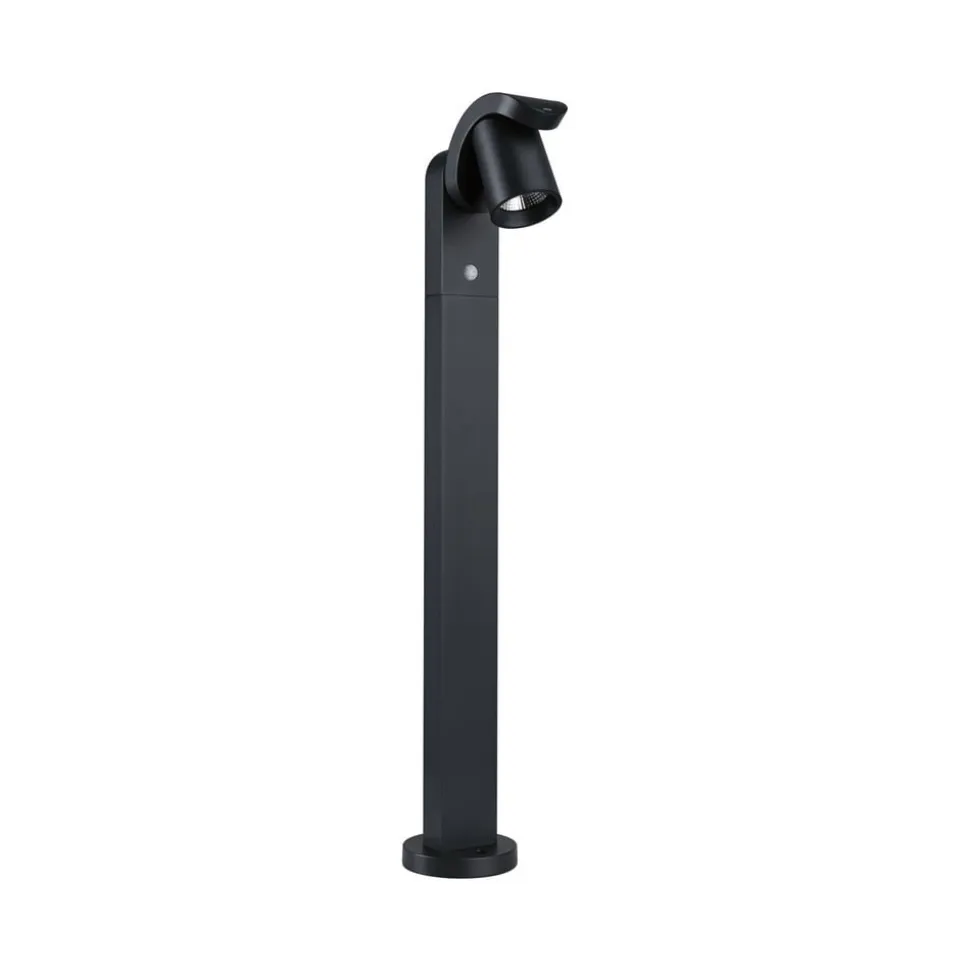 Paulmann LED-gadelampe Cuff, aluminium, sensor, antracit