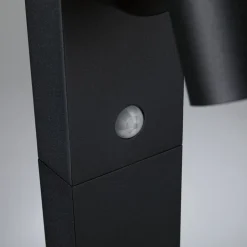 Paulmann LED-gadelampe Cuff, aluminium, sensor, antracit