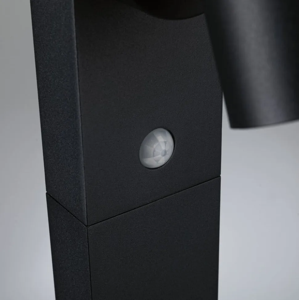 Paulmann LED-gadelampe Cuff, aluminium, sensor, antracit