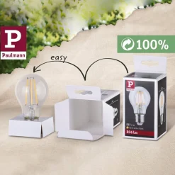 Paulmann LED-globe G80 E27 7,5 W 827 opal, dæmpes