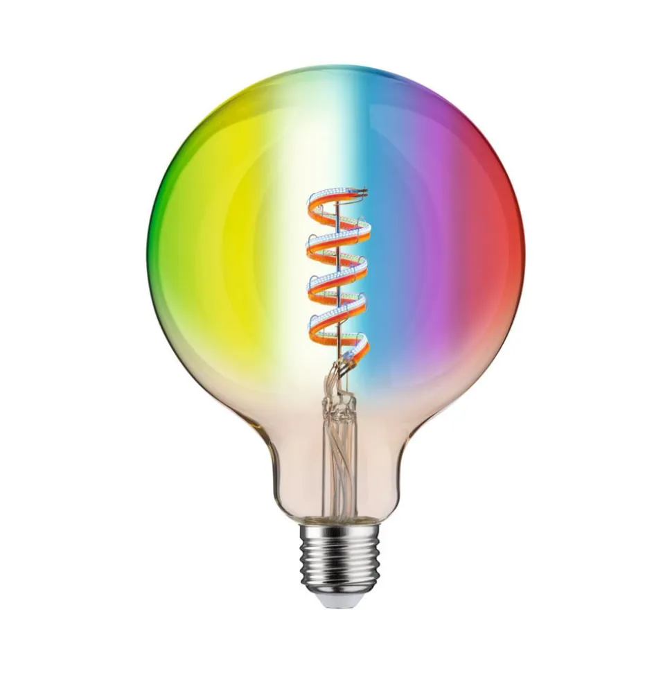 Paulmann LED-globe G125 ZigBee E27 6,3W guld RGBW