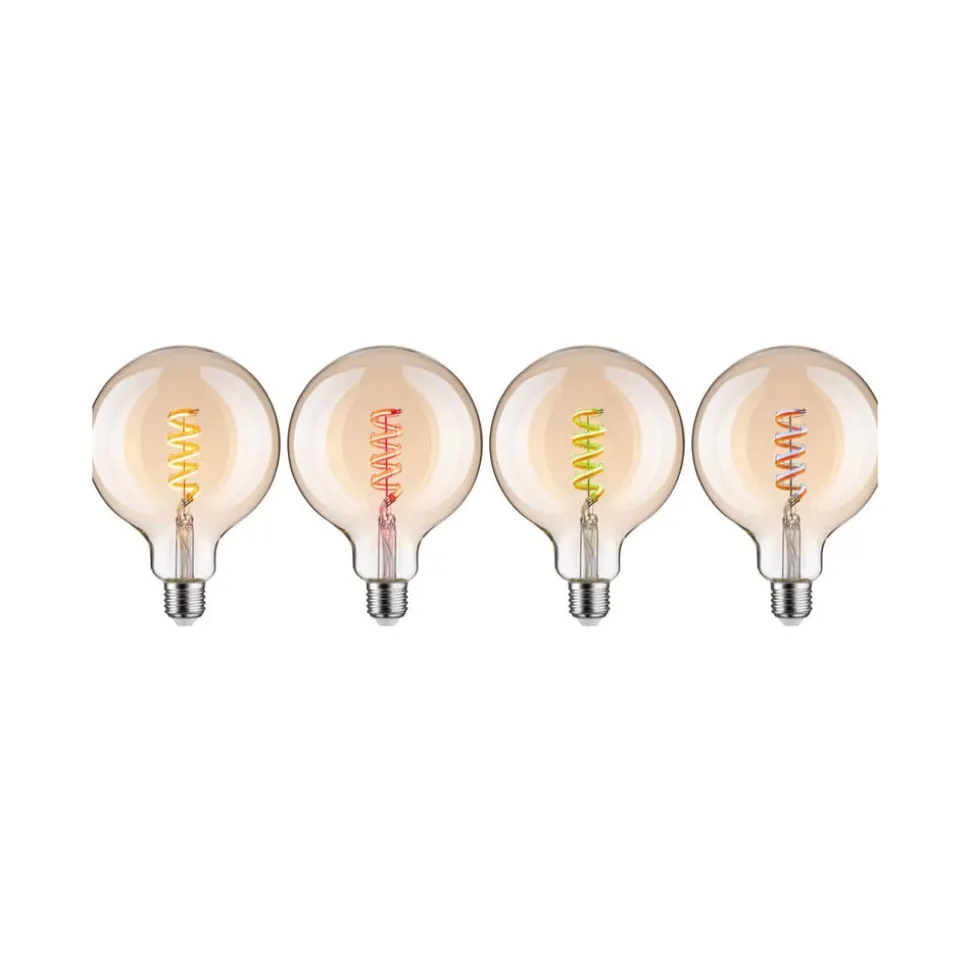Paulmann LED-globe G125 ZigBee E27 6,3W guld RGBW