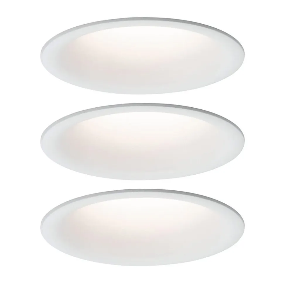 Paulmann LED-indbygningsspot Cymbal 3x6,8W IP44