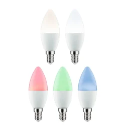 Paulmann LED-kerte E14 5W 470lm ZigBee RGBW