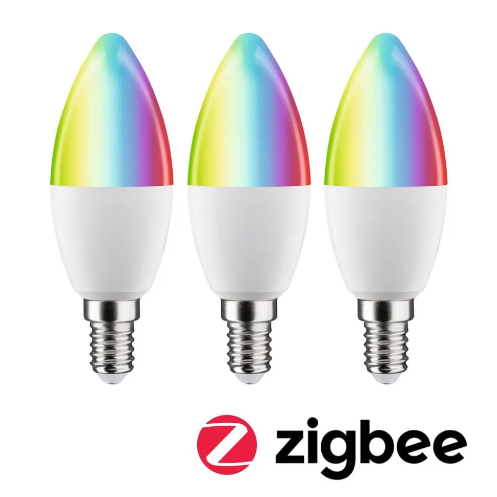 Paulmann LED-kerte E14 5W 470lm ZigBee RGBW 3 stk