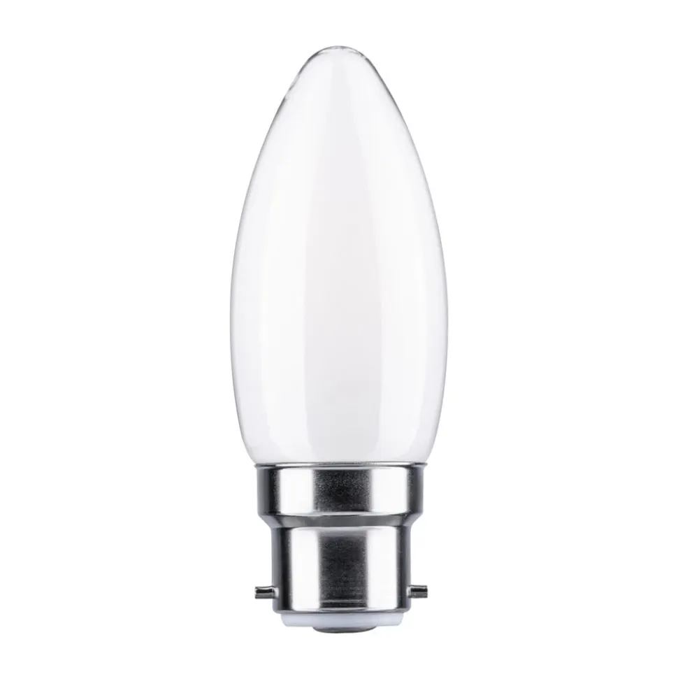 Paulmann LED-kertepære B22d 4,7W 2.700K opal