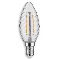 Paulmann LED-kertepære E14 2,6 W 827, drejet, klar