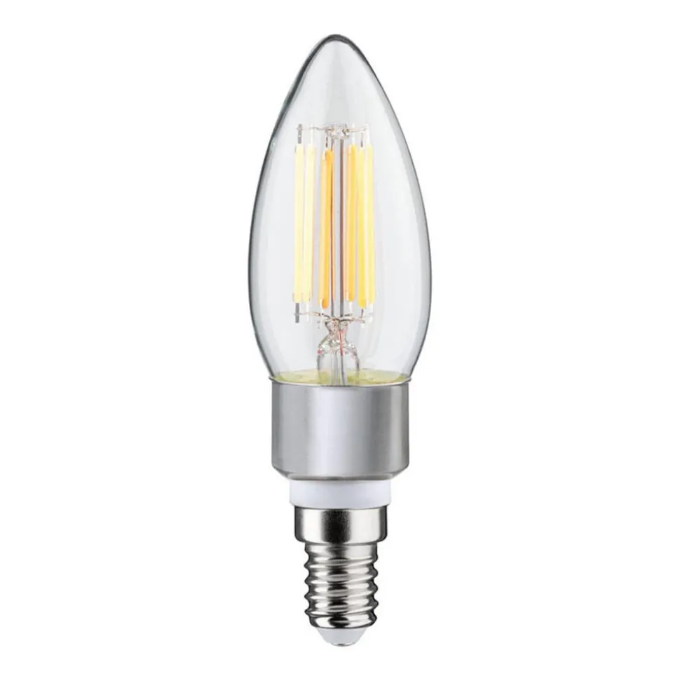Paulmann LED-kertepære E14 5W, dim to warm