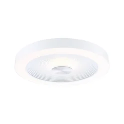 Paulmann LED-loftlampe Volea, hvid/sølv Ø 40 cm IP44 dæmpbar