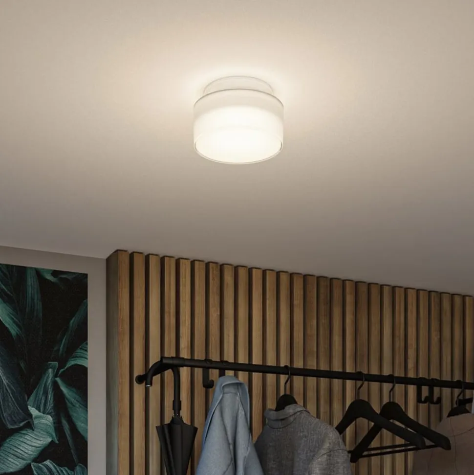 Paulmann LED-loftslampe Maro, hvid, Ø 16 cm, IP44