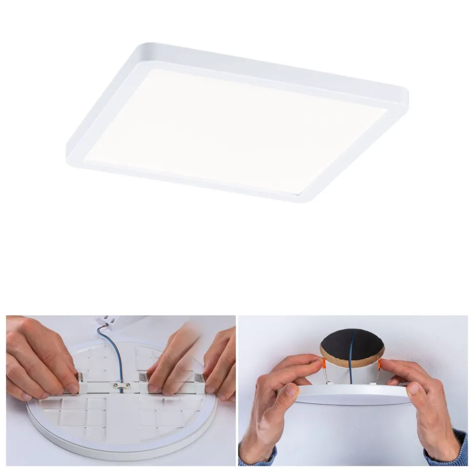Paulmann LED-panel Areo 4.000 K kantet 17,5cm hvid