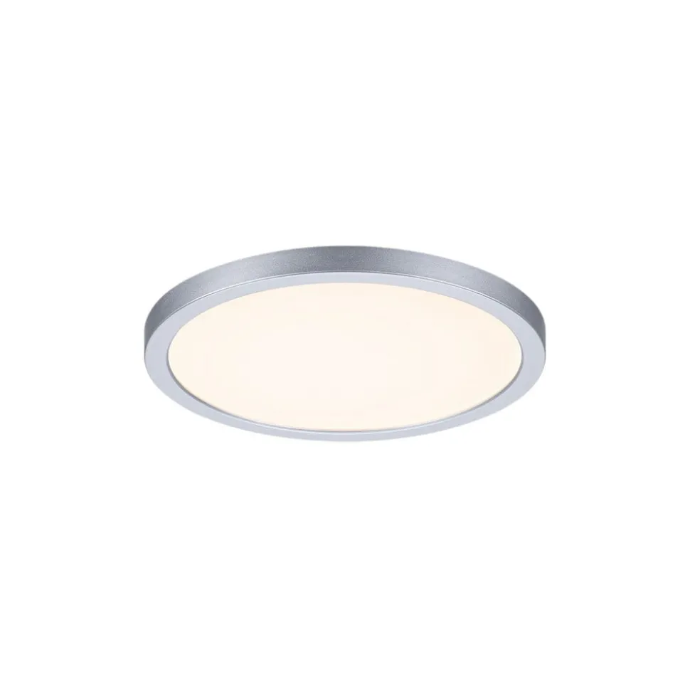 Paulmann LED-panel Areo 3.000 K rund krom 17,5cm