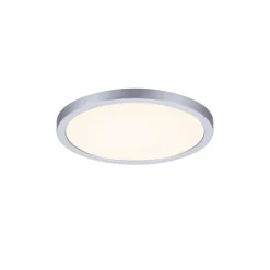 Paulmann LED-panel Areo 3.000 K rund krom 17,5cm