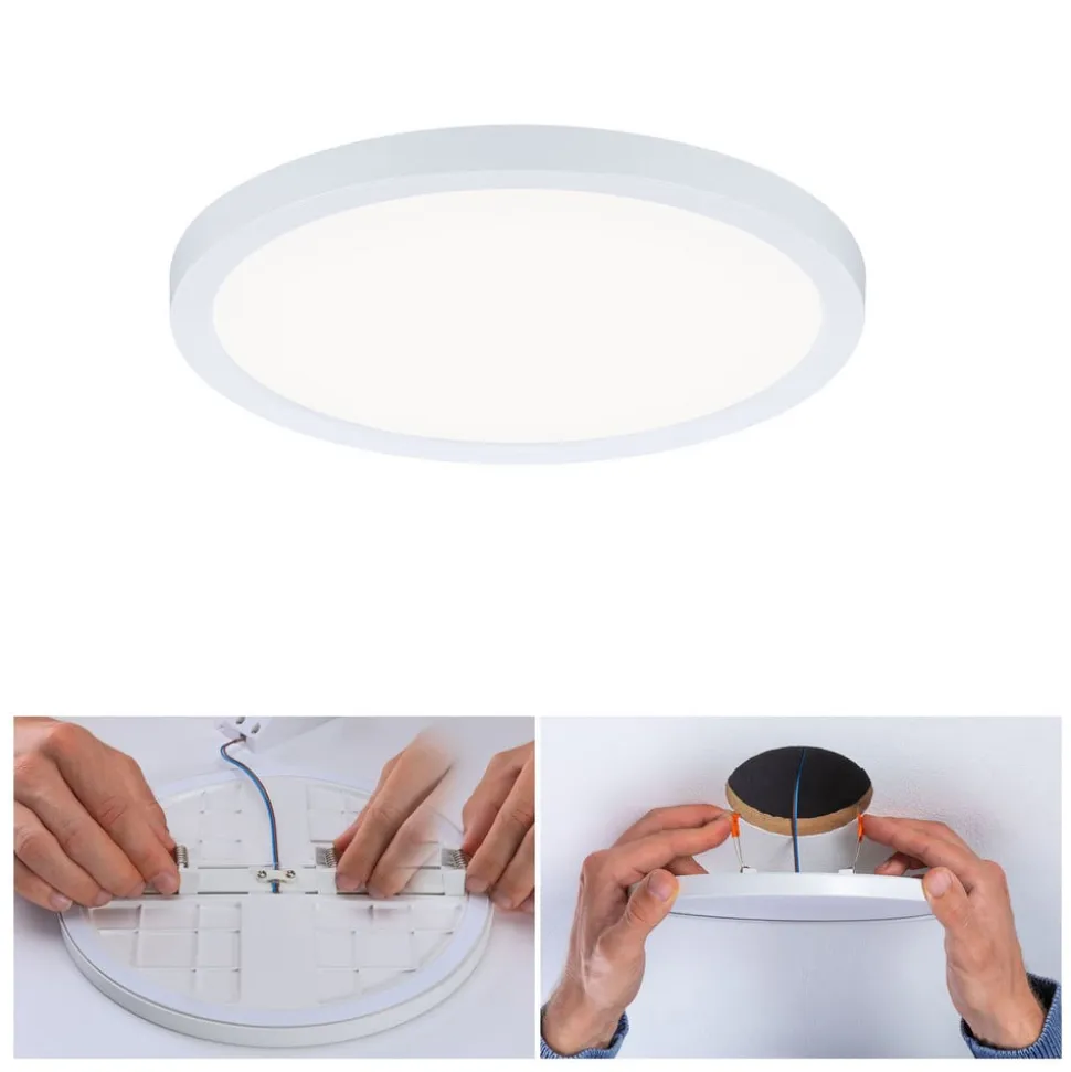 Paulmann LED-panel Areo 4.000 K rund hvid 17,5 cm