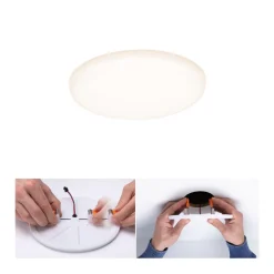 Paulmann LED-panel Veluna 3.000K rund ca. 12,5cm