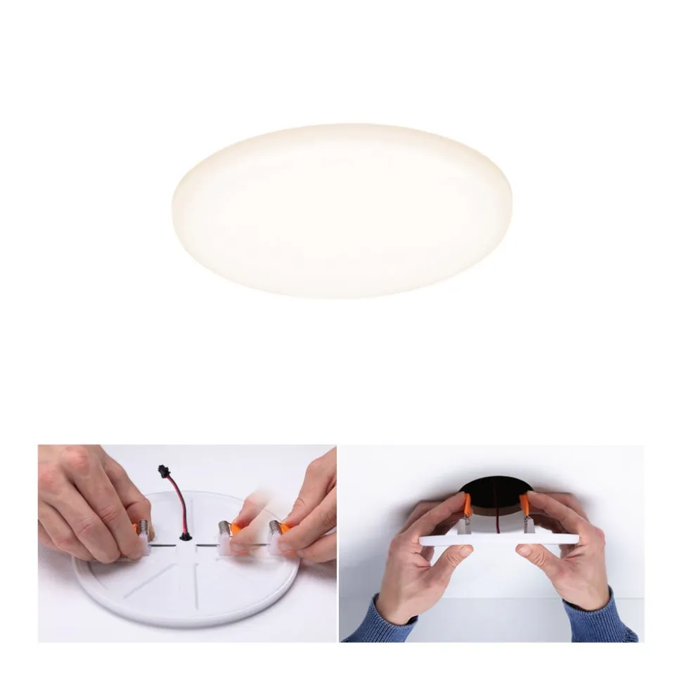 Paulmann LED-panel Veluna 3.000K rund ca. 12,5cm
