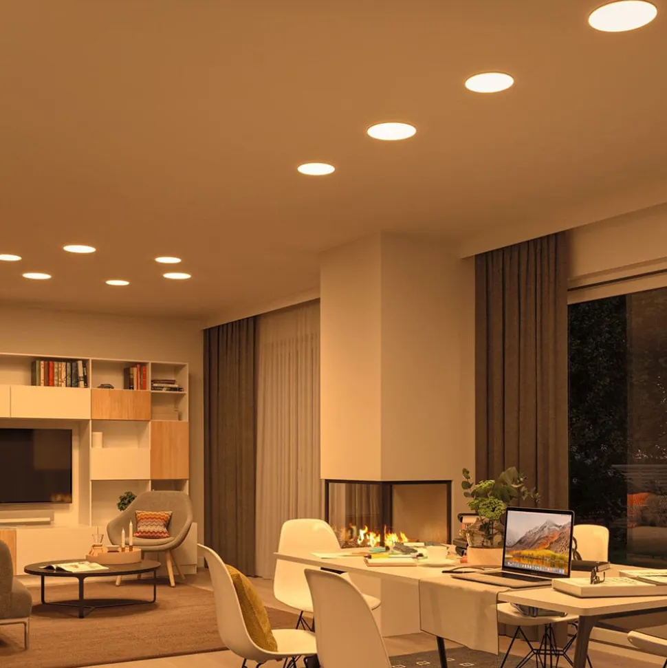 Paulmann LED-panel Veluna 3.000K rund ca. 12,5cm