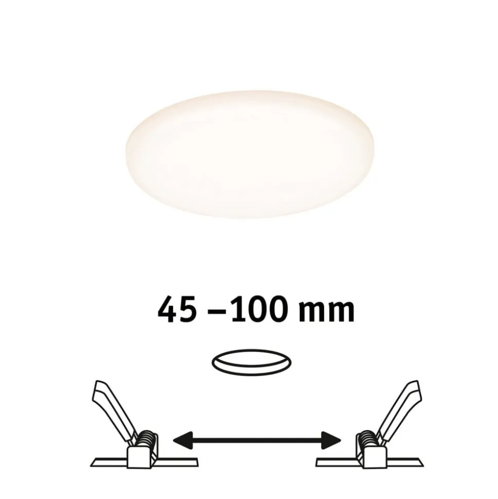 Paulmann LED-panel Veluna 3.000K rund ca. 12,5cm