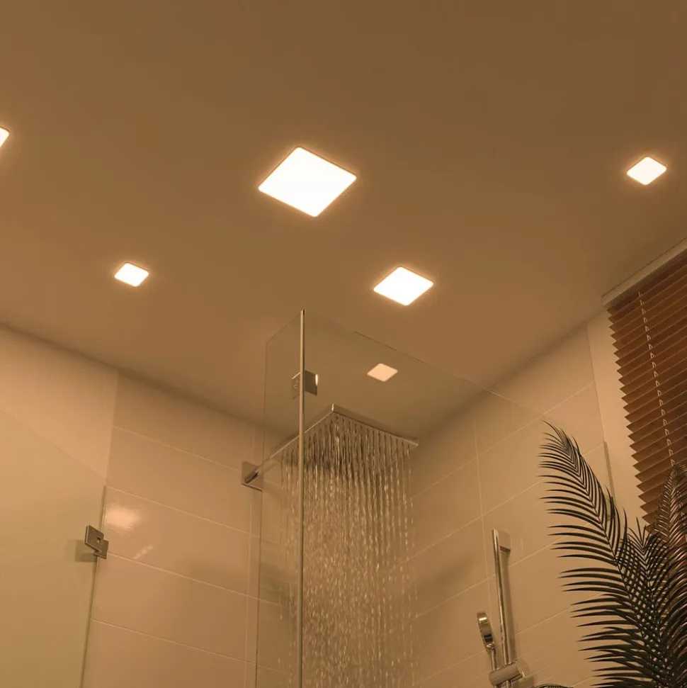Paulmann LED-panel Veluna 3.000K kantet, 12,5cm