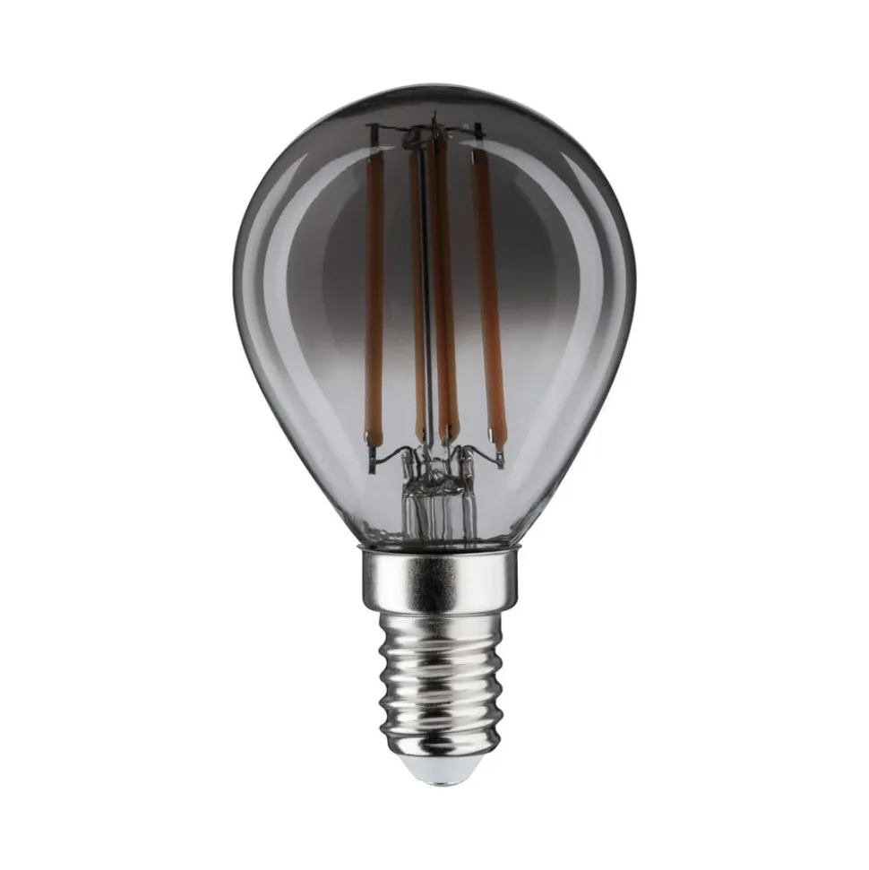 Paulmann LED-pære E14 4W 1.800K røgfarvet glas dæmpbar