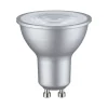 Paulmann LED-reflektor 4.000 K krom GU10 8 W, dæmpbar 36°