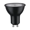 Paulmann LED-reflektor 4.000 K sort GU10 8 W, dæmpbar 36°