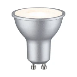 Paulmann LED-reflektor 2.700 K krom GU10 8 W, dæmpbar 36°