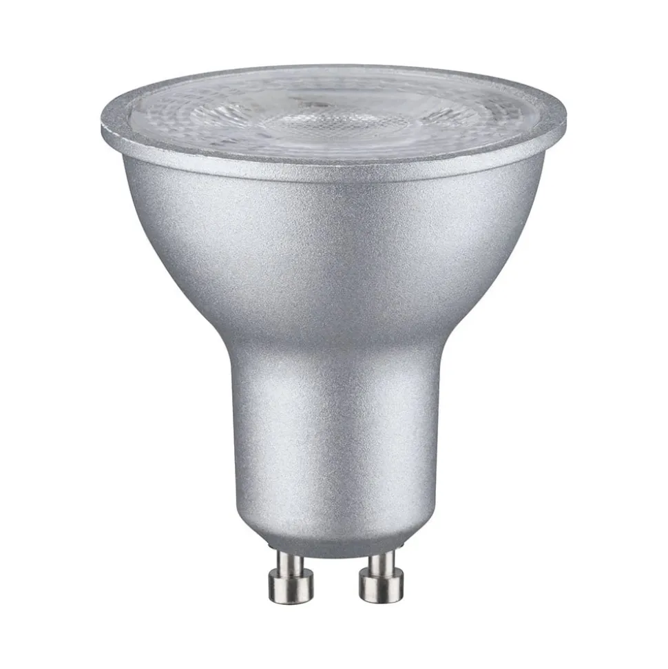 Paulmann LED-reflektor GU10 7W 2.700K dæmpet krom