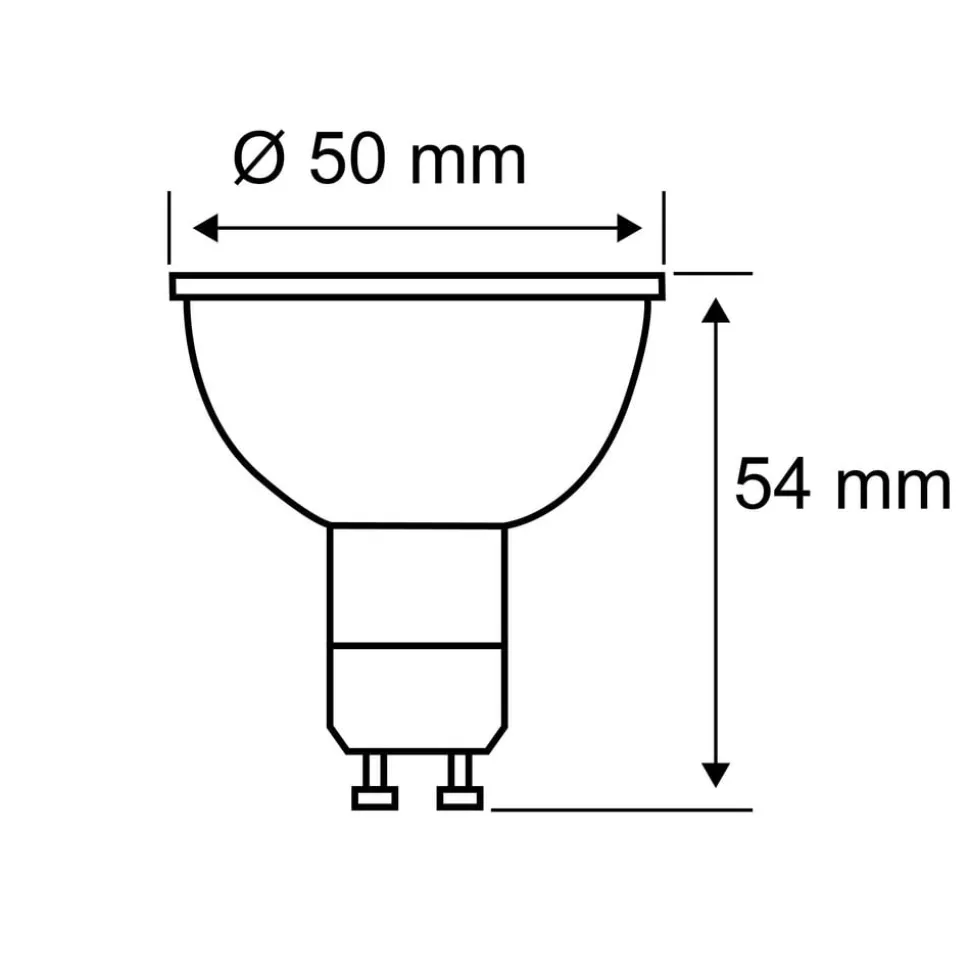 Paulmann LED-reflektor GU10 6W 350lm dæmpet til varm