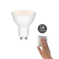 Paulmann LED-reflektor GU10 6,5 W 2.700 K 3stepdim
