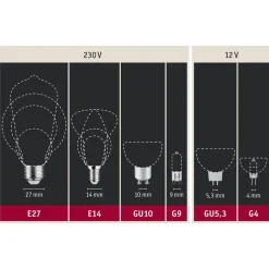 Paulmann LED-reflektor GU10 6,5 W 2.700 K 3stepdim