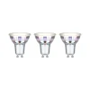 Paulmann LED-reflektor GU10 2,5 W, 3.000 K, 450 lm, 100° 3 enheder