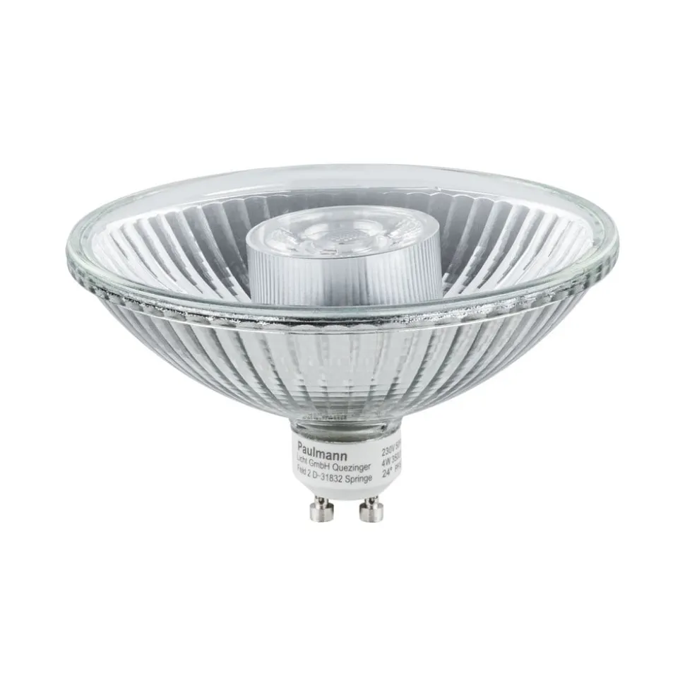 Paulmann LED-reflektorpære GU10 QPAR 111 4W klar 2.700 K 350 lm
