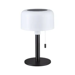 Paulmann LED-solcellelampe Bartja, sort, IP44 dæmpbar