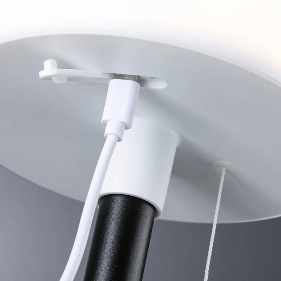 Paulmann LED-solcellelampe Bartja, sort, IP44 dæmpbar