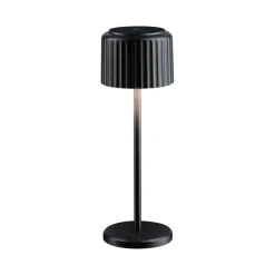 Paulmann LED-solcellelampe Else, sort, IP44 dæmpbar
