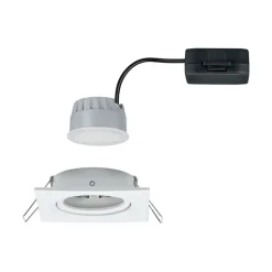 Paulmann LED-spot Nova Coin kantet, dæmpbar, hvid